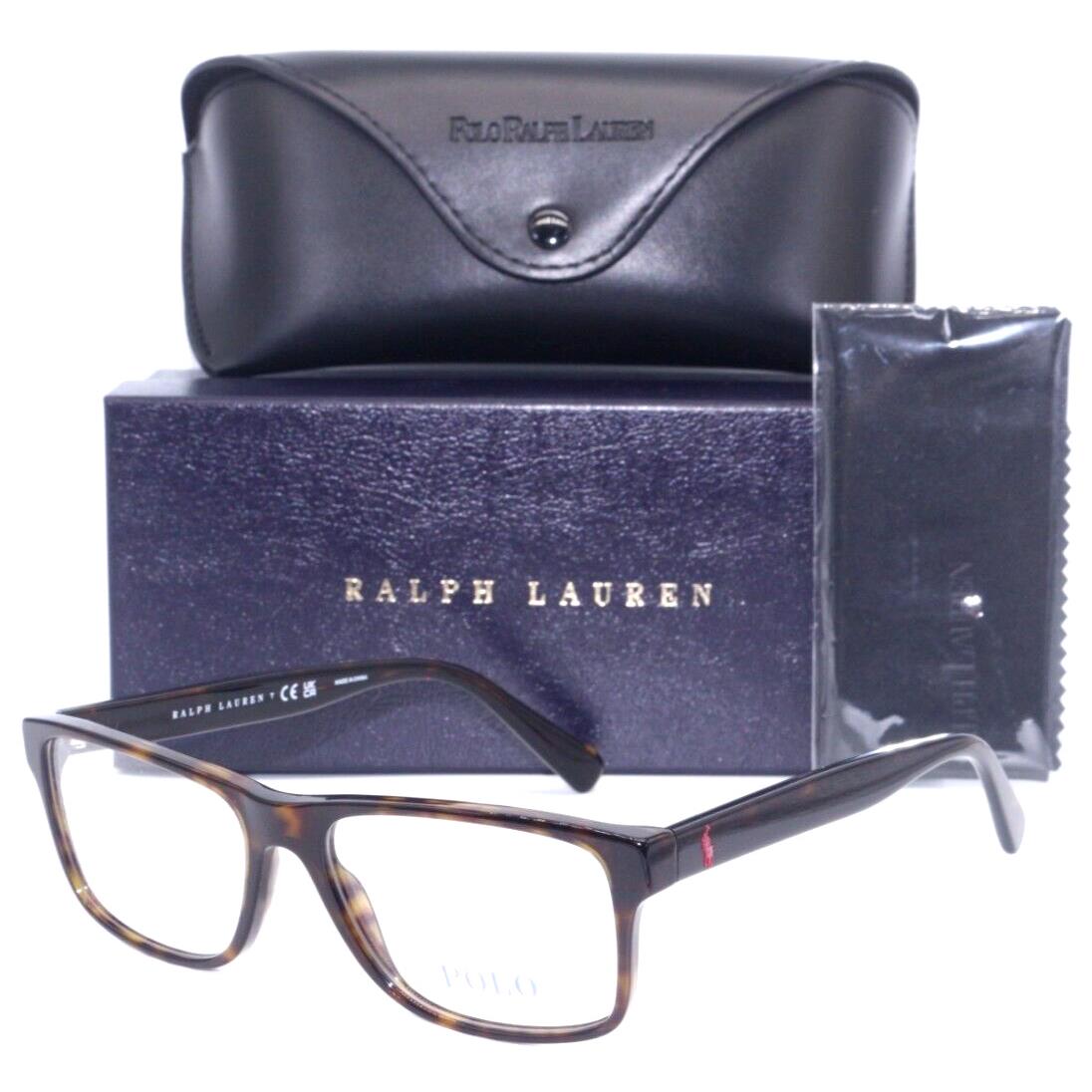 Polo Ralph Lauren PH 2223 5003 Dark Havana Frame Eyeglasses 56-17