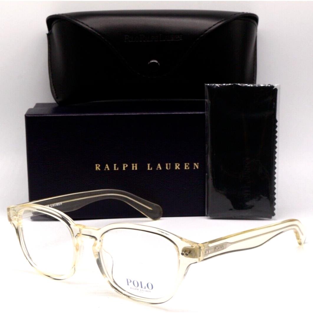 Polo Ralph Lauren PH 2261U 5034 Transparent Beige Eyeglasses 53-20