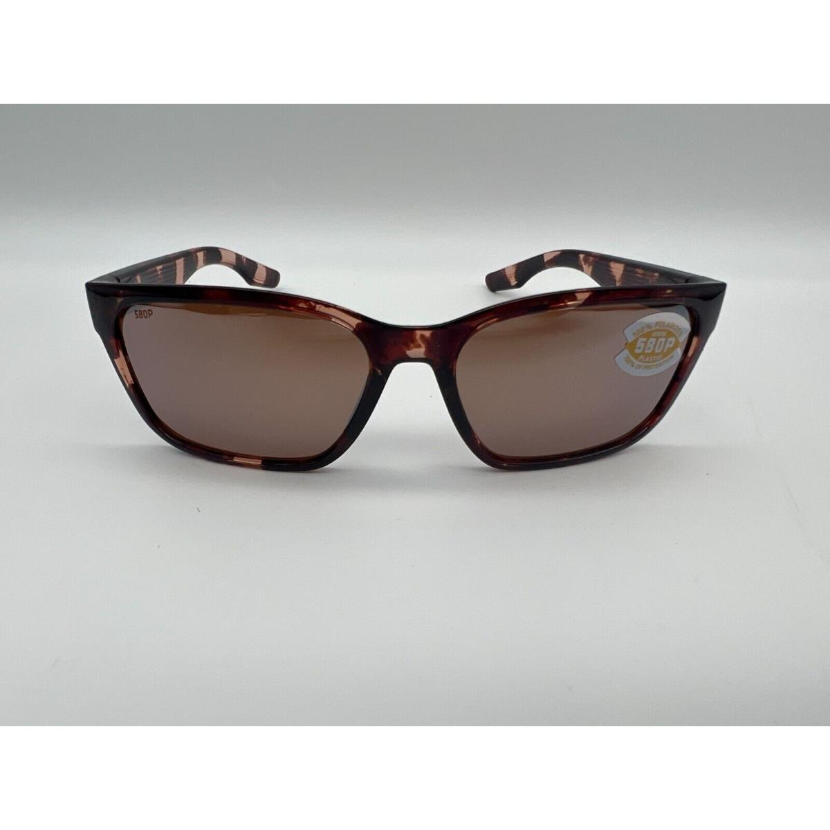 Costa Del Mar Palmas Polarized Sunglasses Coral Tortoise/copper Silver 580P