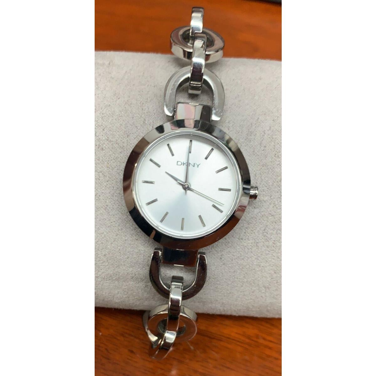 Dkny NY2133 Stanhope Silver Dial Stainless Steel Women`s Watch