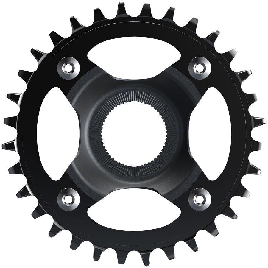 Shimano Steps CR-EM800 Chainring - 32T Without Chainguard 55mm Chainline Black