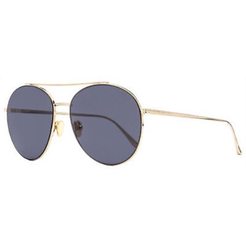 Tom Ford Round Sunglasses TF757 Cleo 28A Gold 59mm FT0757