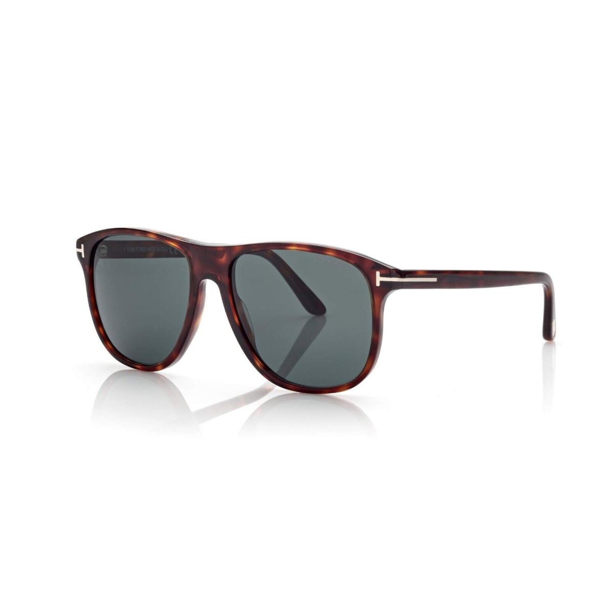 Tom Ford Joni FT TF905 54V Men`s Red Havana Sunglasses - Frame: Red Havana, Lens: Blue