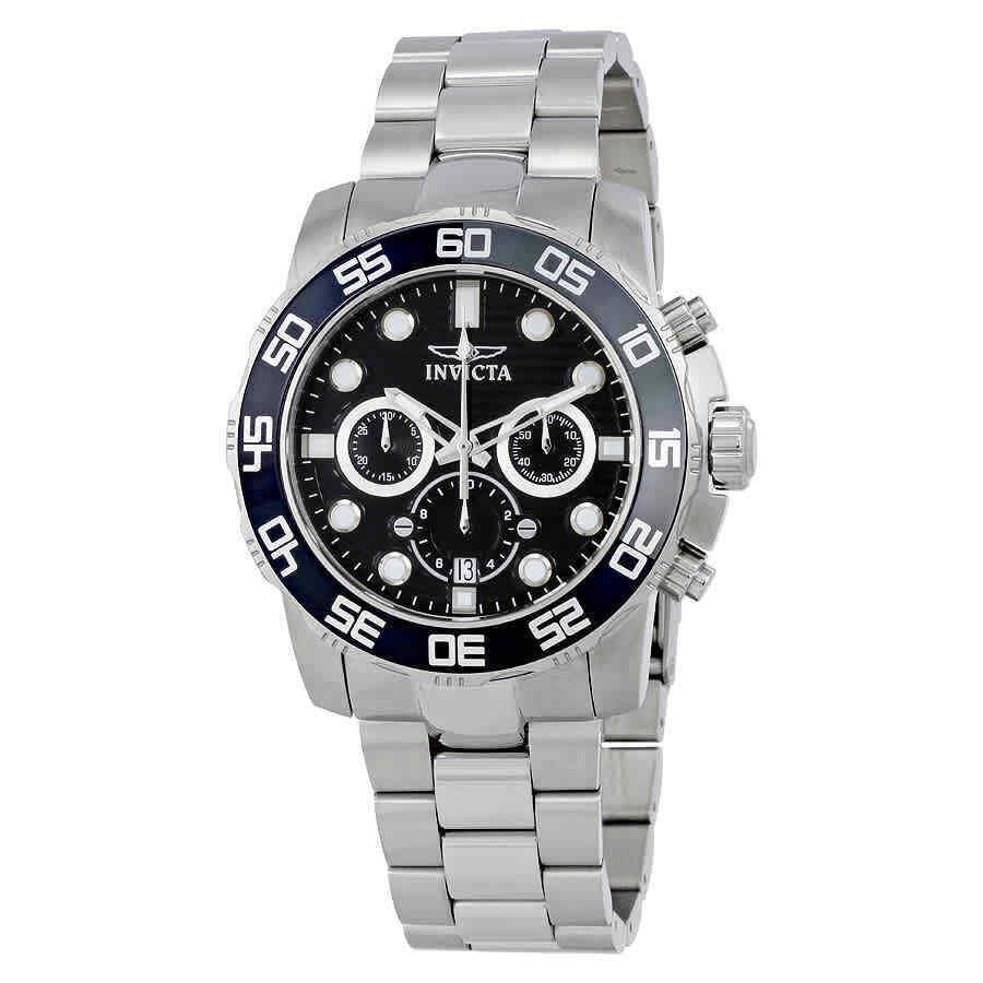 Invicta Pro Diver Chronograph Black Dial Men`s Watch 22226