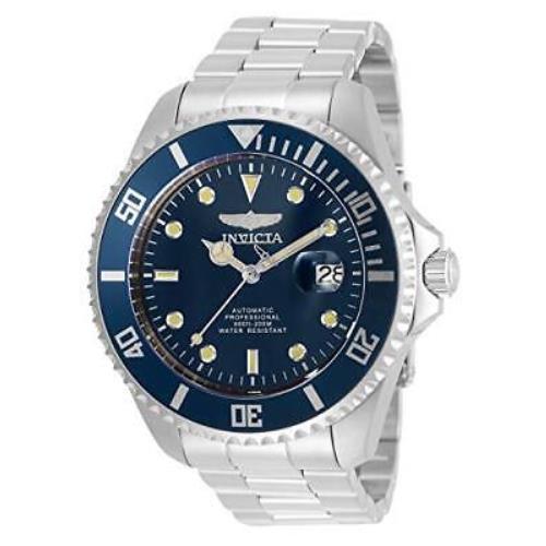 Invicta Men`s 35721 Pro Diver Automatic 3 Hand Navy Blue Dial Watch