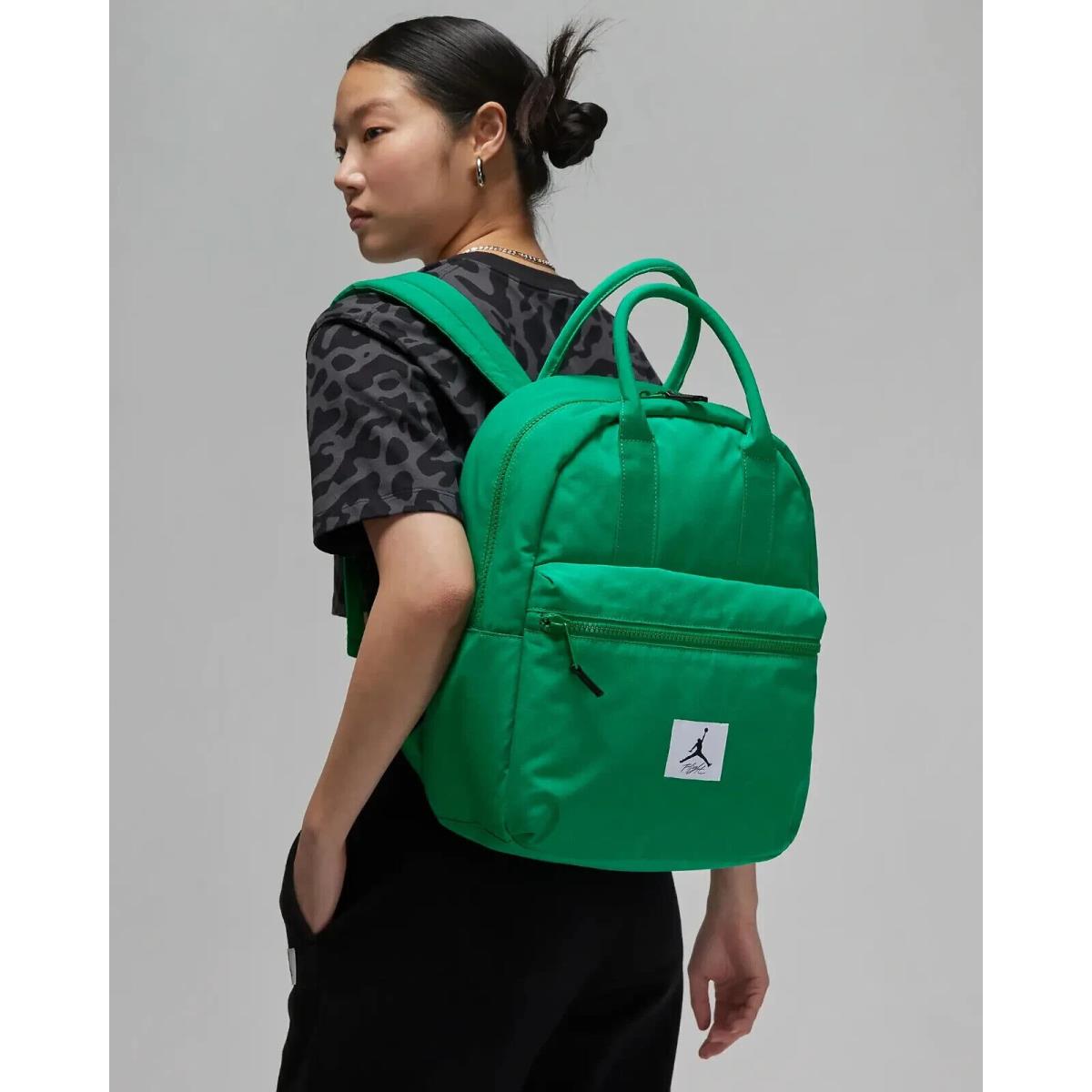 Nike Jordan Flight Carryall Backpack Bag 19L Gym Travel Lucky Green WA0730 F4F