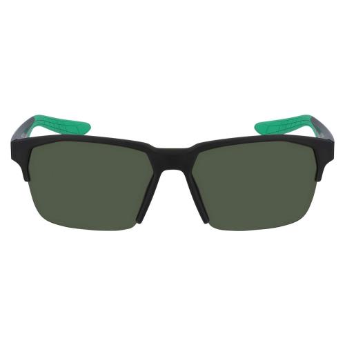 Nike CU3748-330 Matte Sequoia Maverick Free Sunglasses with Green Lenses - Matte Sequoia/Medium Olive/Green, Frame: Matte Sequoia, Lens: Green