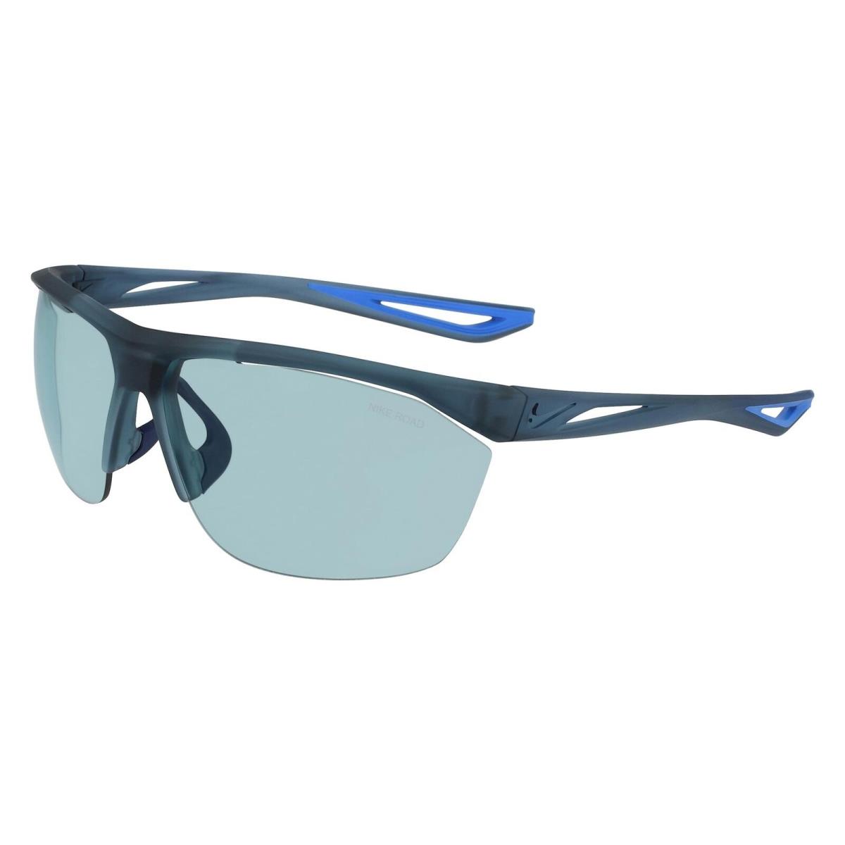 Nike EV0946-082 Matte Thunderstorm Tailwind E Sunglasses Blue Low Light Lens