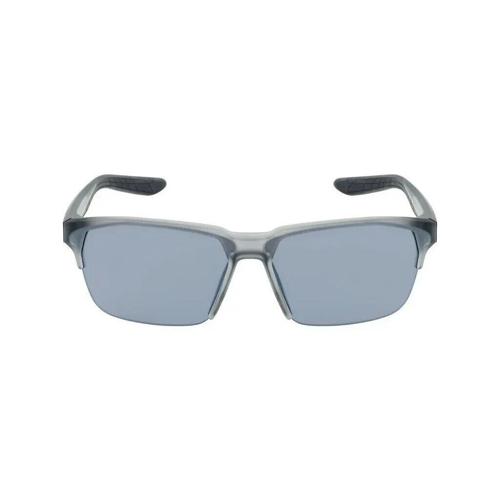 Nike CU3748 012 Matte Grey Maverick with Silver Flash Lenses - Matte Wolf Grey, Frame: Silver, Lens: Gray