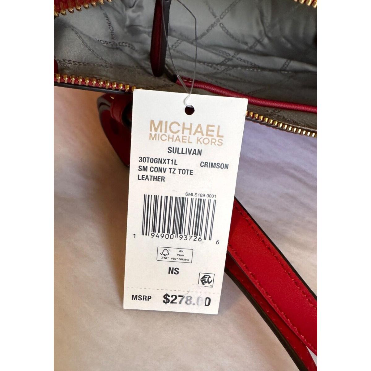 Michael Kors Michael Sullivan Small Convertible Top Zip Leather Tote -  Realry: Your Fashion Search Engine