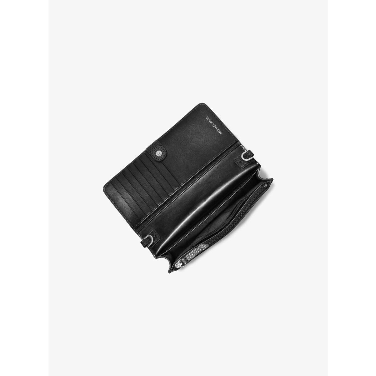 Michael Kors  bag   - Black Handle/Strap, Silver Hardware, Black Exterior 12