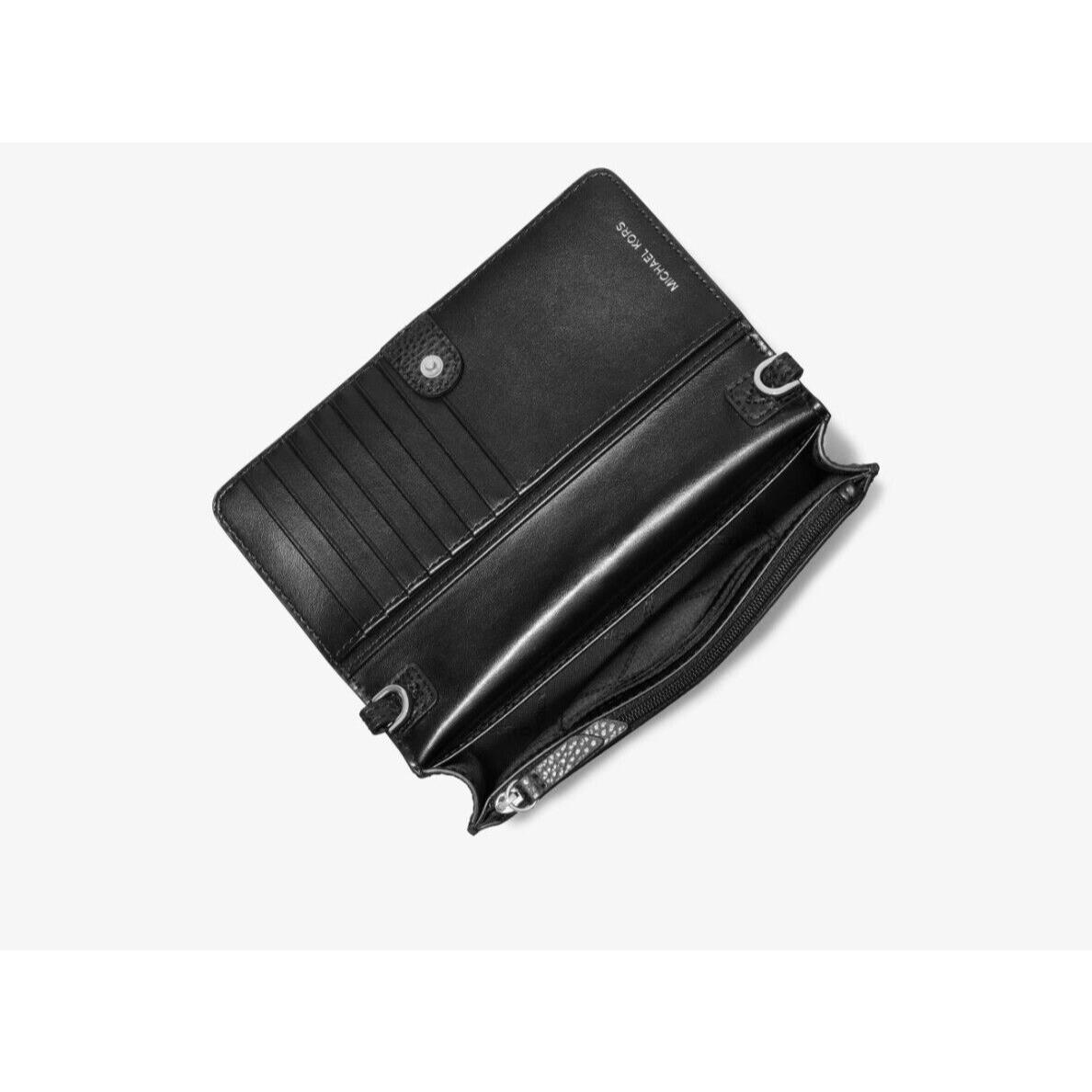 Michael Kors  bag   - Black Handle/Strap, Silver Hardware, Black Exterior 6