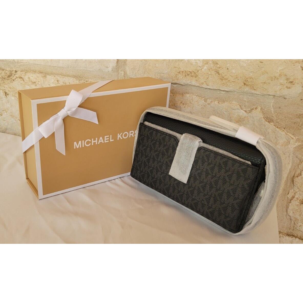 Michael Kors  bag   - Black Handle/Strap, Silver Hardware, Black Exterior 2