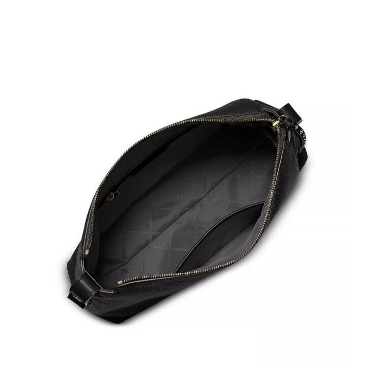 Michael Kors  bag   - Gold Handle/Strap, Gold Hardware, Black Exterior 1