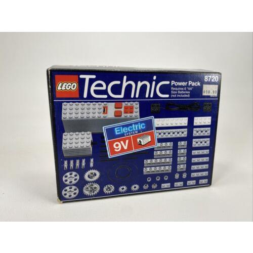 Vintage 1993 Lego Technic 8720 9V Power Pack 54pcs Retired