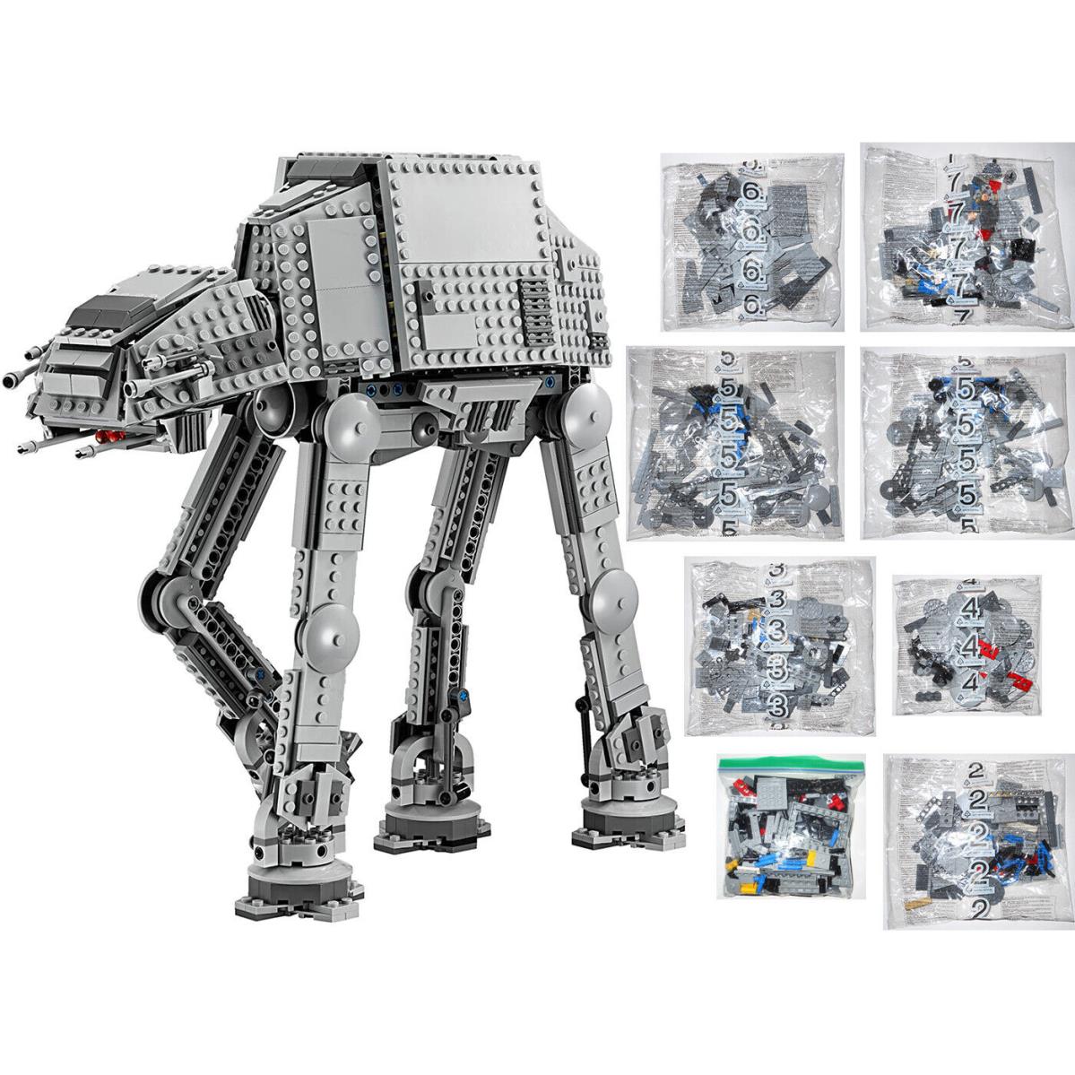 Lego 75054 At-at -- Set Bags For At-at Build Only -- Star Wars Imperial 2014