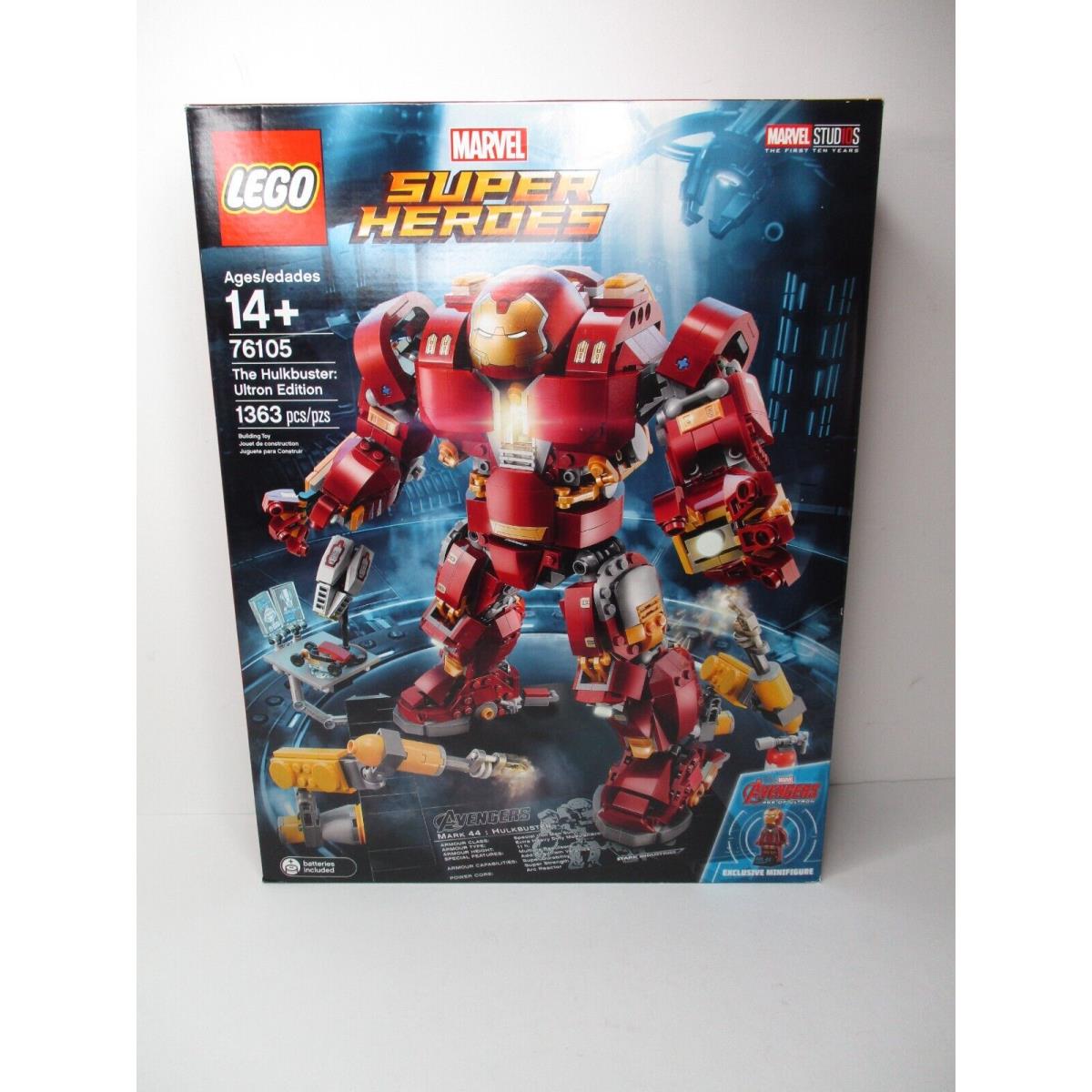 Lego Marvel Universe Super Heroes Hulkbuster Ultron Edition 76105 Retired