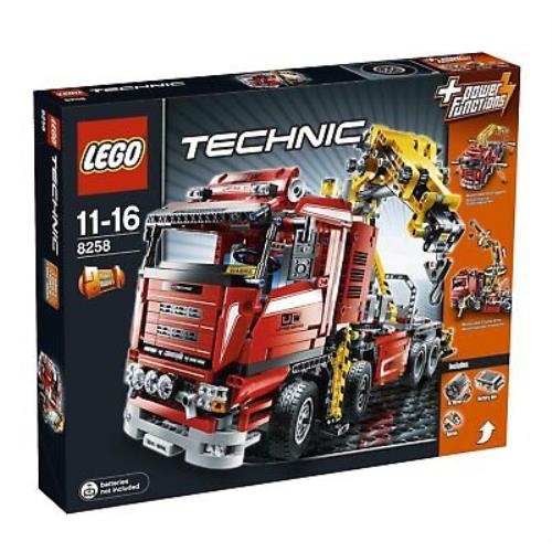 Lego Technic Pneumatic Crane Truck 8258