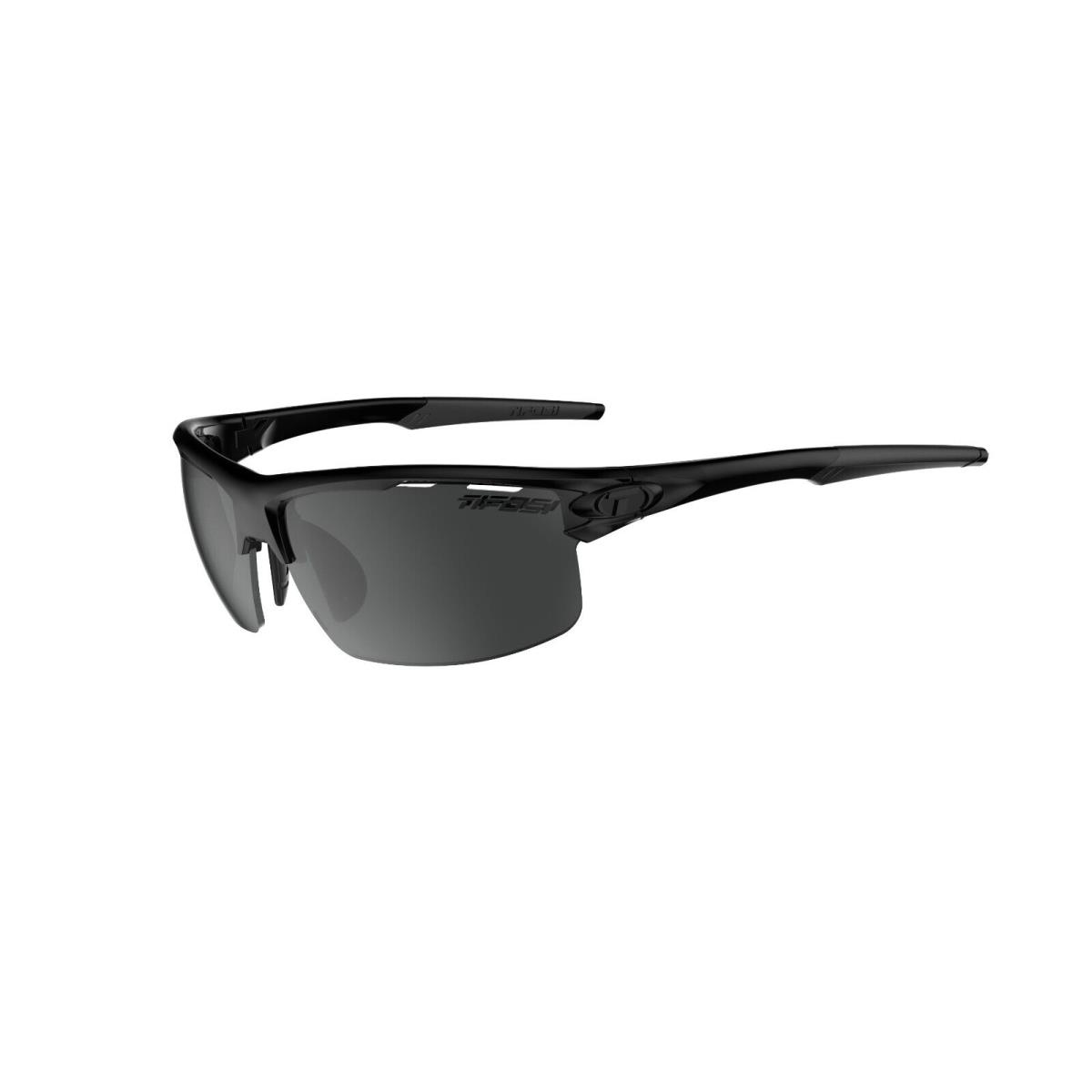 Tifosi Rivet Blackout Crystal Gunmetal White Satin Tactical Readers Sunglasses Blackout 3-Lens CYCLING
