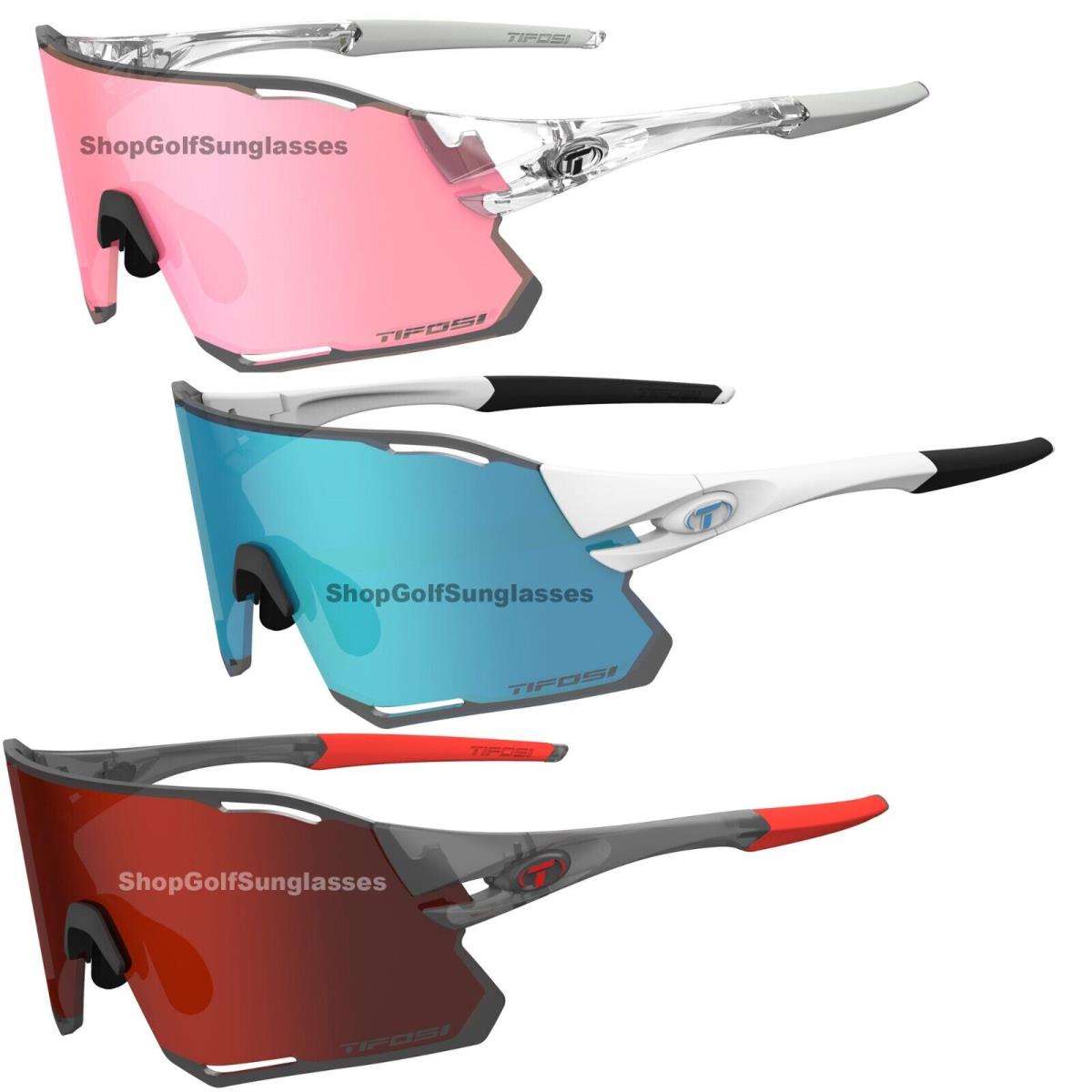 Tifosi Rail Race White Clear Satin Vapor Sunglasses Choose Your Style