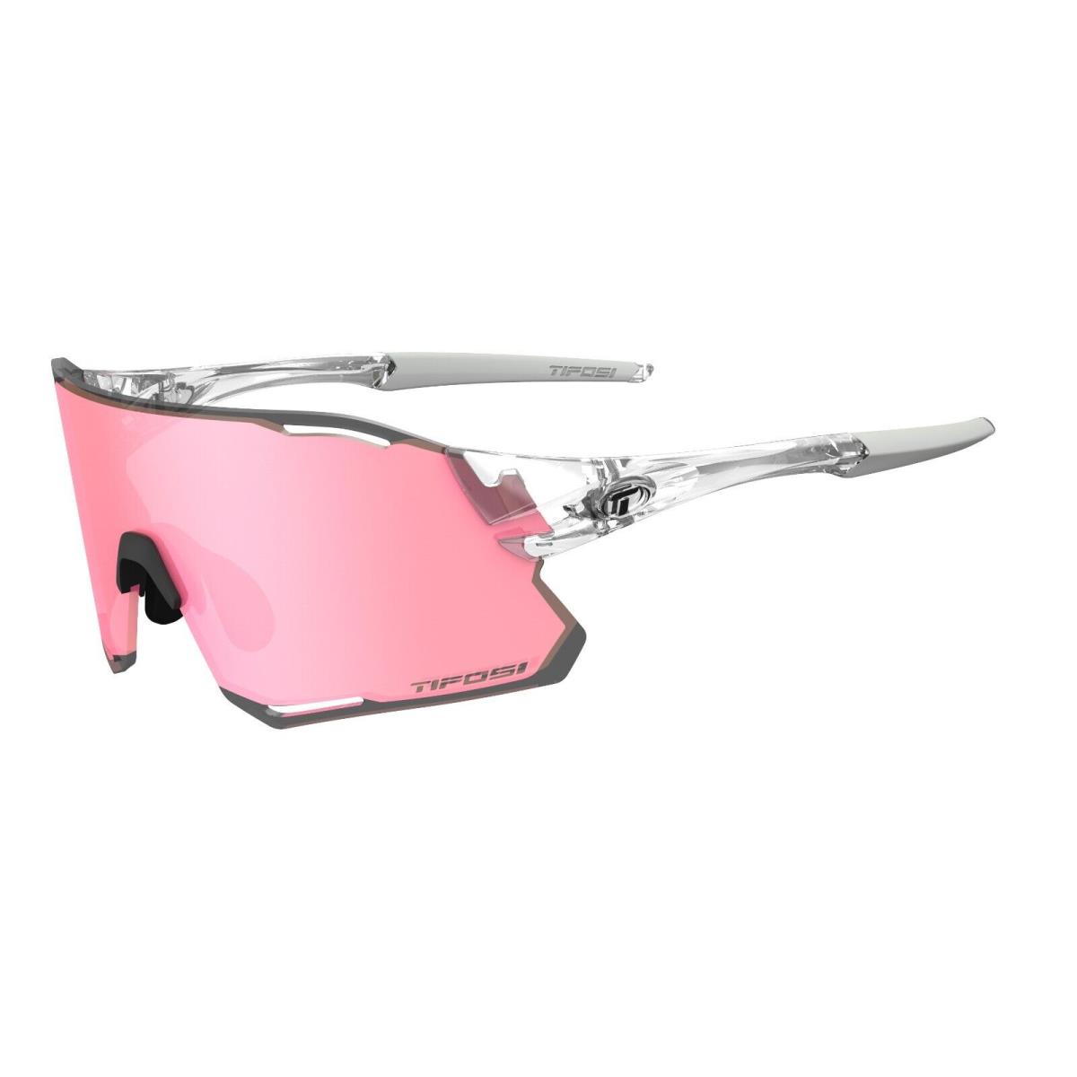 Tifosi Rail Race White Clear Satin Vapor Sunglasses Choose Your Style Crystal Clear Clarion Rose