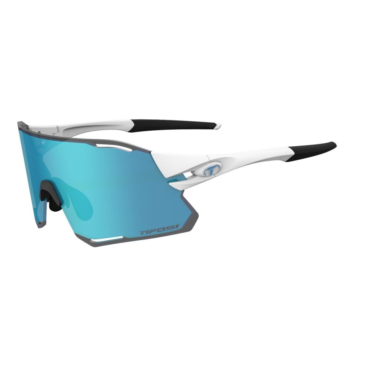 Tifosi Rail Race White Clear Satin Vapor Sunglasses Choose Your Style Matte White Clarion Blue
