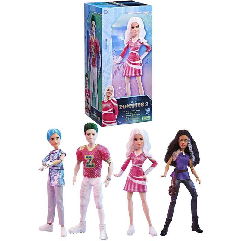Disney Princess Zombies 3 Leader of The Pack Fashion Doll 12-Inch with Outfits