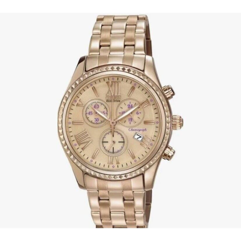 Citizen Eco-drive Women`s Chronograph Date 40mm Watch FB1363-56Q