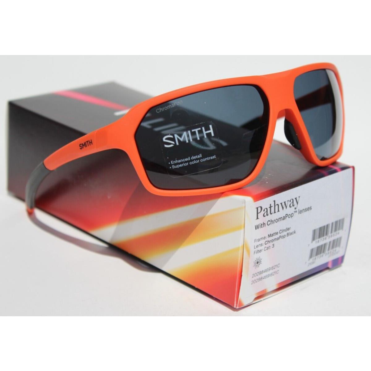 Smith Optics Pathway Sunglasses Matte Cinder Red/chromapop Black