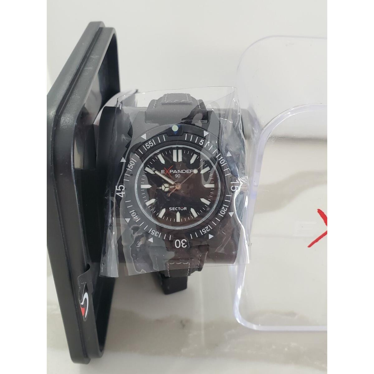 Sector Expander 90 Men`s Watch All Black Water Resistant 40mm Case