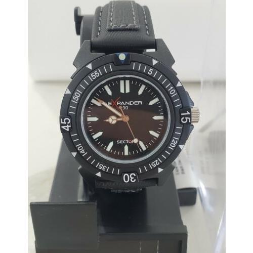 Sector Expander 90 Men`s Watch All Black Water Resistant 40mm Case