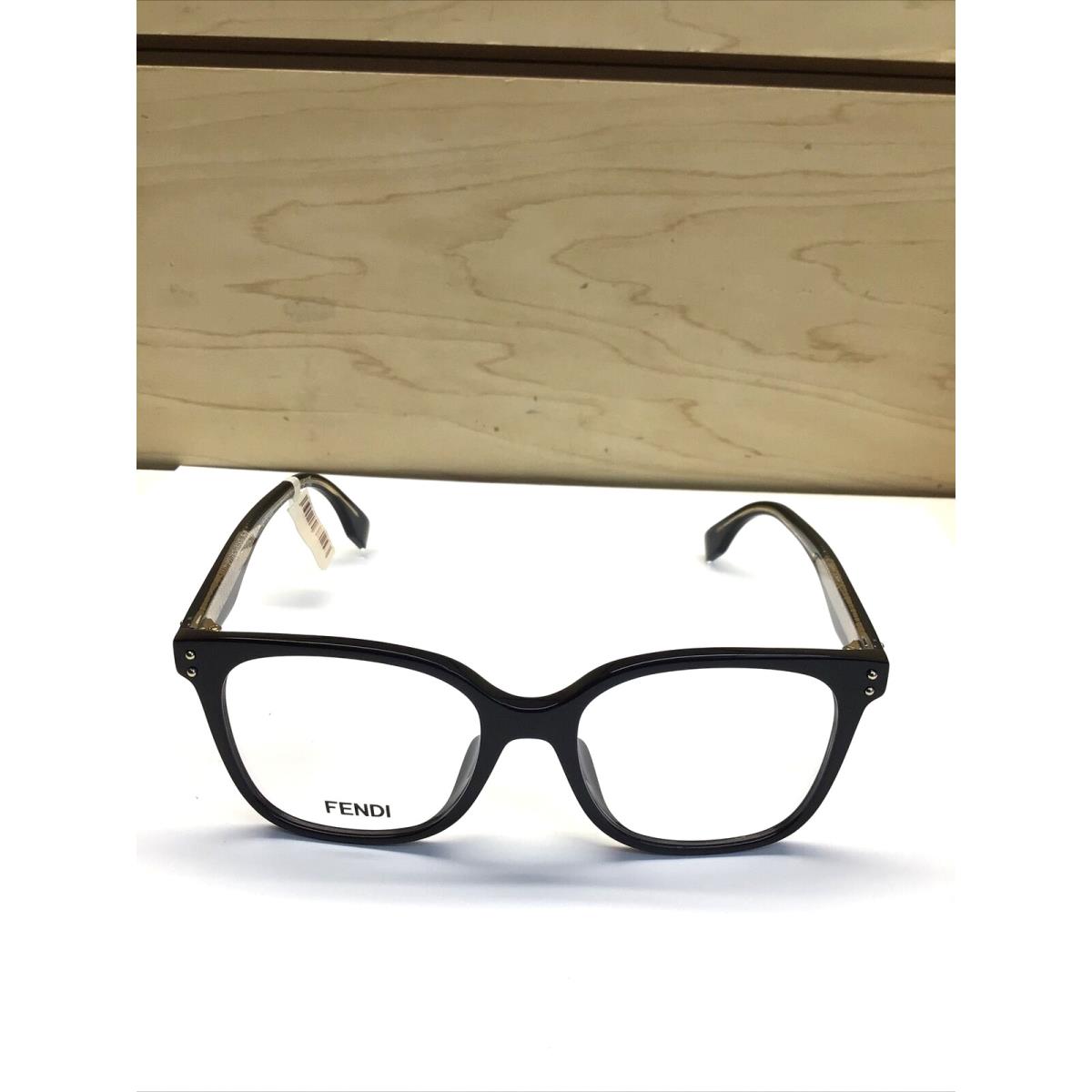 Fendi FE50004I 001 Black 51/17mm Eye Glasses