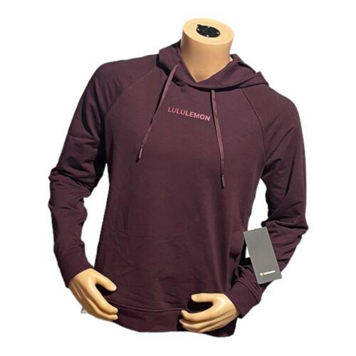Lululemon Mens Maroon City Sweat Pullover Hoodie Size Medium