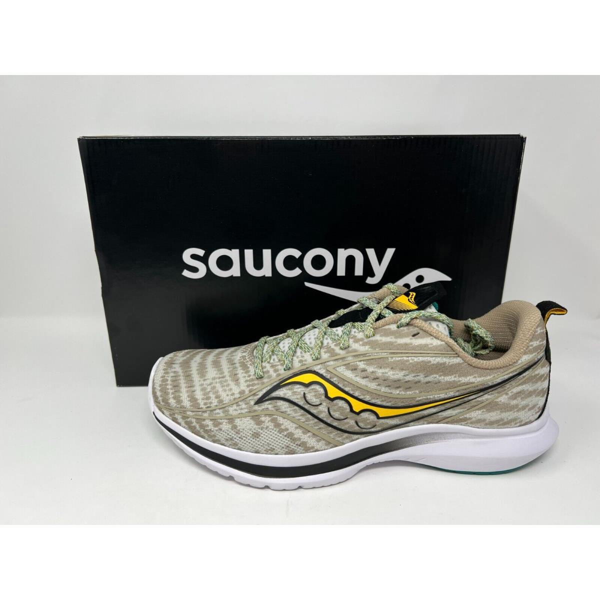 Saucony Men`s Kinvara 13 Running Shoes in Composite Green S20723-35