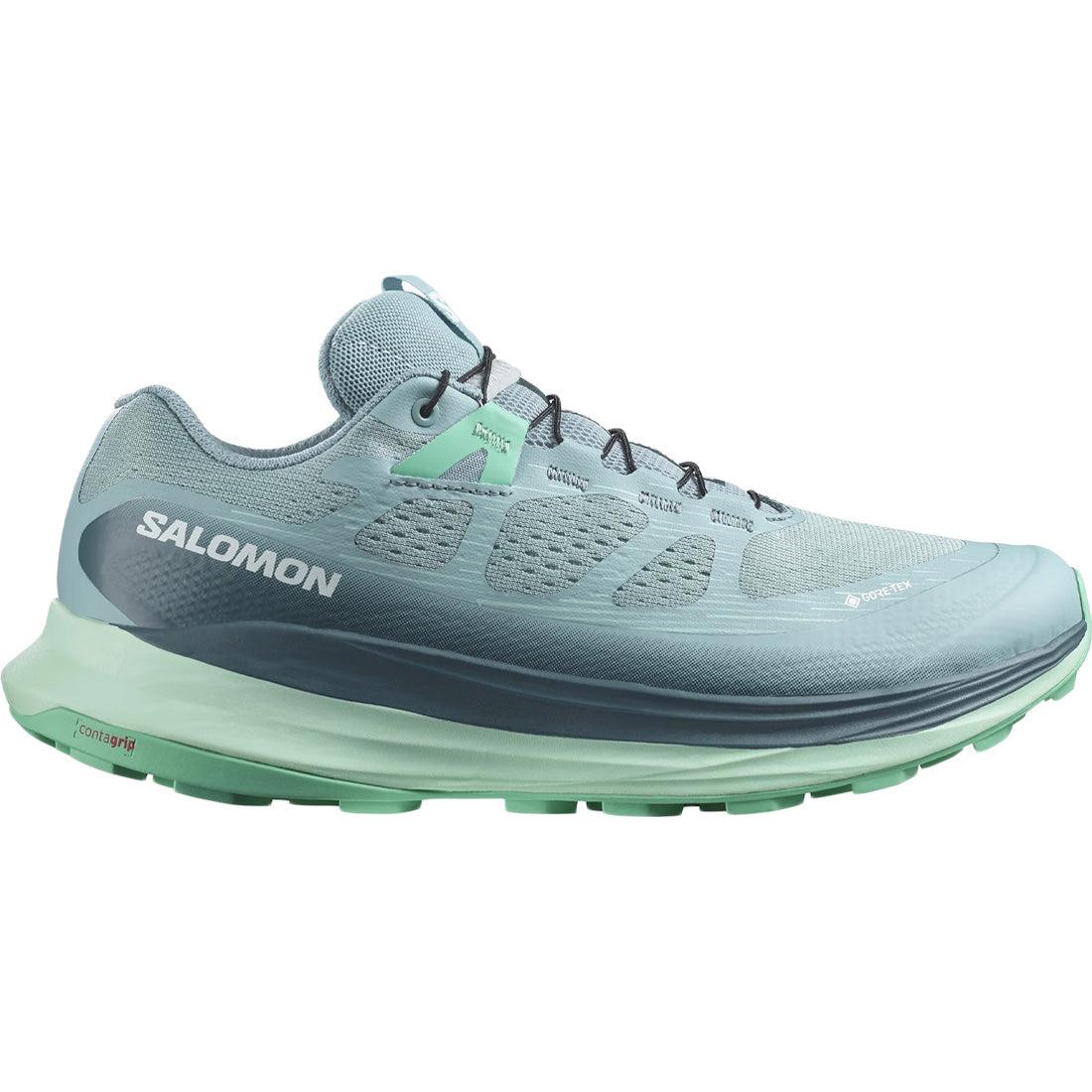 Salomon Ultra Glide 2 Gtx - Women`s Trail Running Shoes Stone Blue/Yucca/Biscay Green