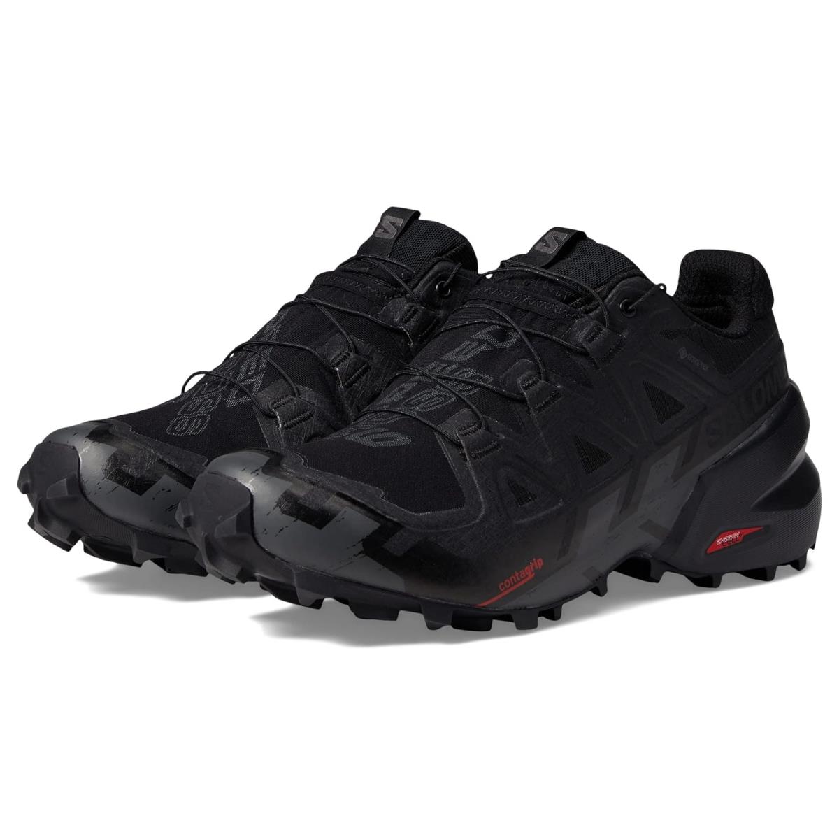 Woman`s Sneakers Athletic Shoes Salomon Speedcross 6 Gtx Black/Black/Phantom