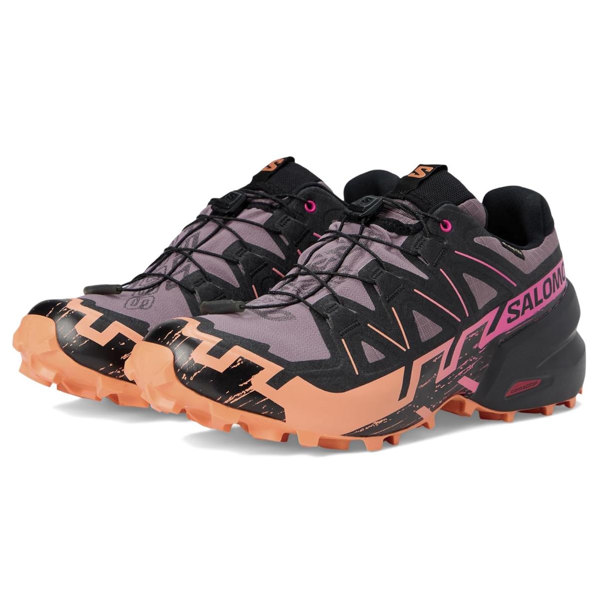 Woman`s Sneakers Athletic Shoes Salomon Speedcross 6 Gtx Moonscape