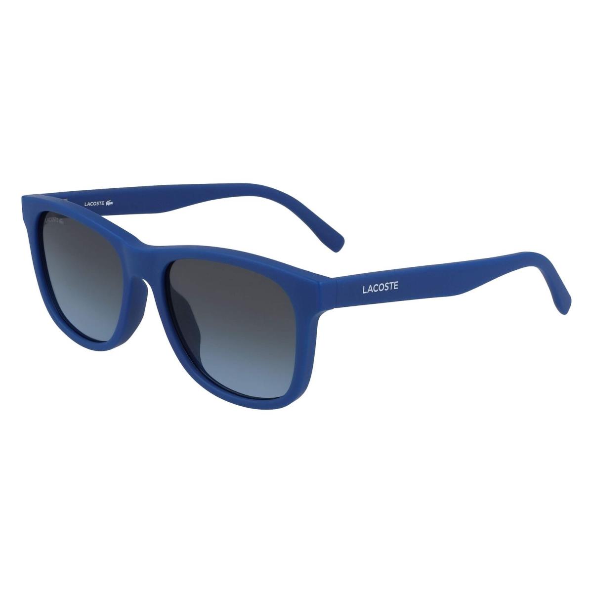 Lacoste Junior L3638SE 424 Matte Blue Sunglasses with Blue Lenses 51/16/135