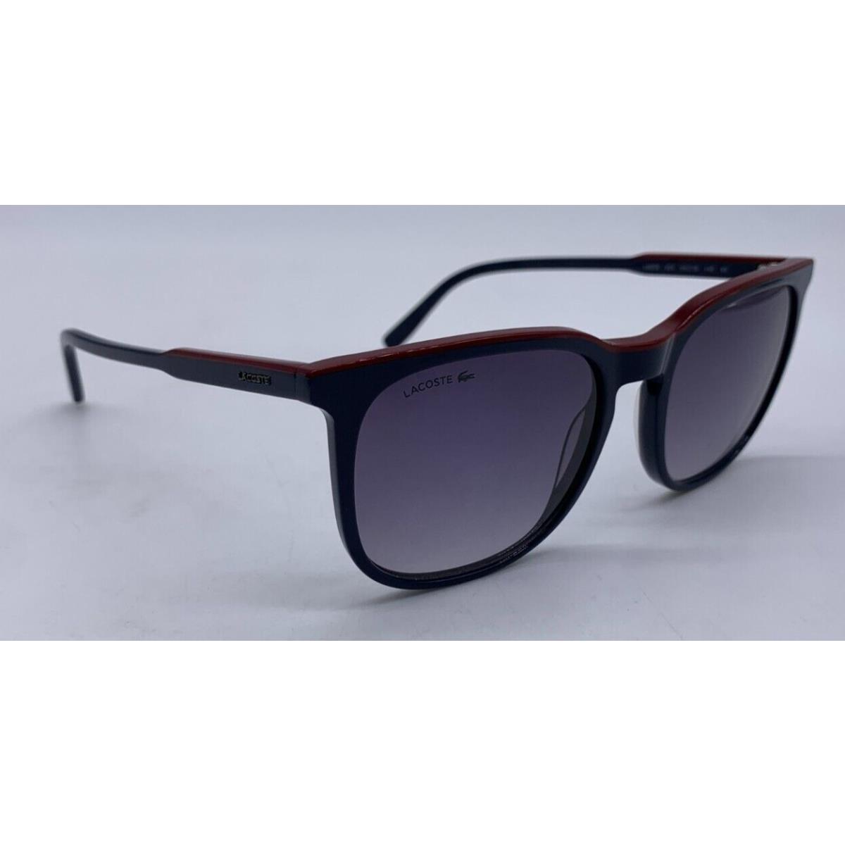 Lacoste L925S 424 Blue Red Sunglasses with Blue Gradient Lenses 54/19/145 - Blue/Red/Gradient Blue, Frame: Blue, Lens: Blue