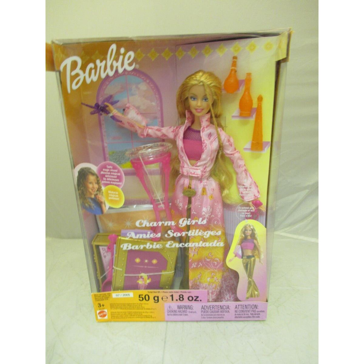 2003 Charm Girls Barbie Doll W/magical Mixes International Version - Mib Nrfb