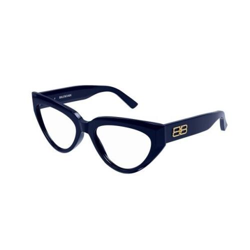 Balenciaga BB0276O 004 Blue Cat-eye Women`s Eyeglasses