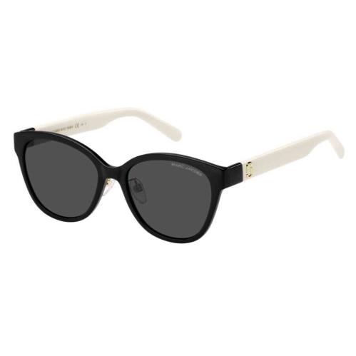 Marc Jacobs MARC-648S/G/S 080S/IR Black/grey Cat-eye Women`s Sunglasses - Frame: Black, Lens: Grey
