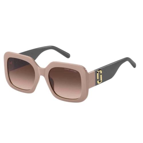 Marc Jacobs MARC-647/S 0690/HA Biege/brown Gradient Square Sunglasses