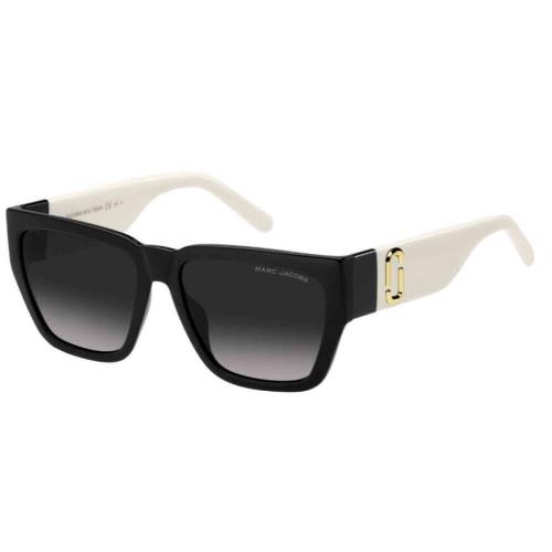 Marc Jacobs MARC-646/S 080S/9O Black/grey Shaded Rectangular Sunglasses