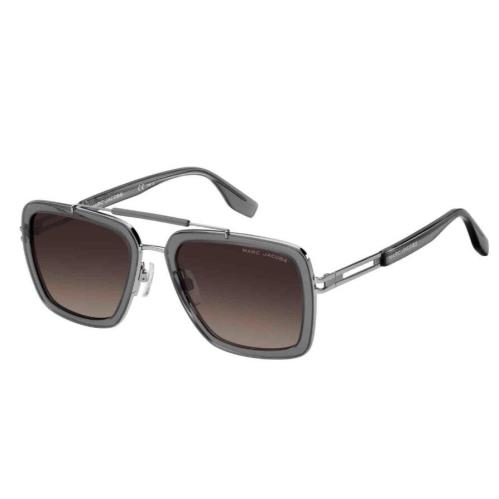 Marc Jacobs MARC-674/S 0KB7-HA Grey/brown Shaded Rectangular Men`s Sunglasses