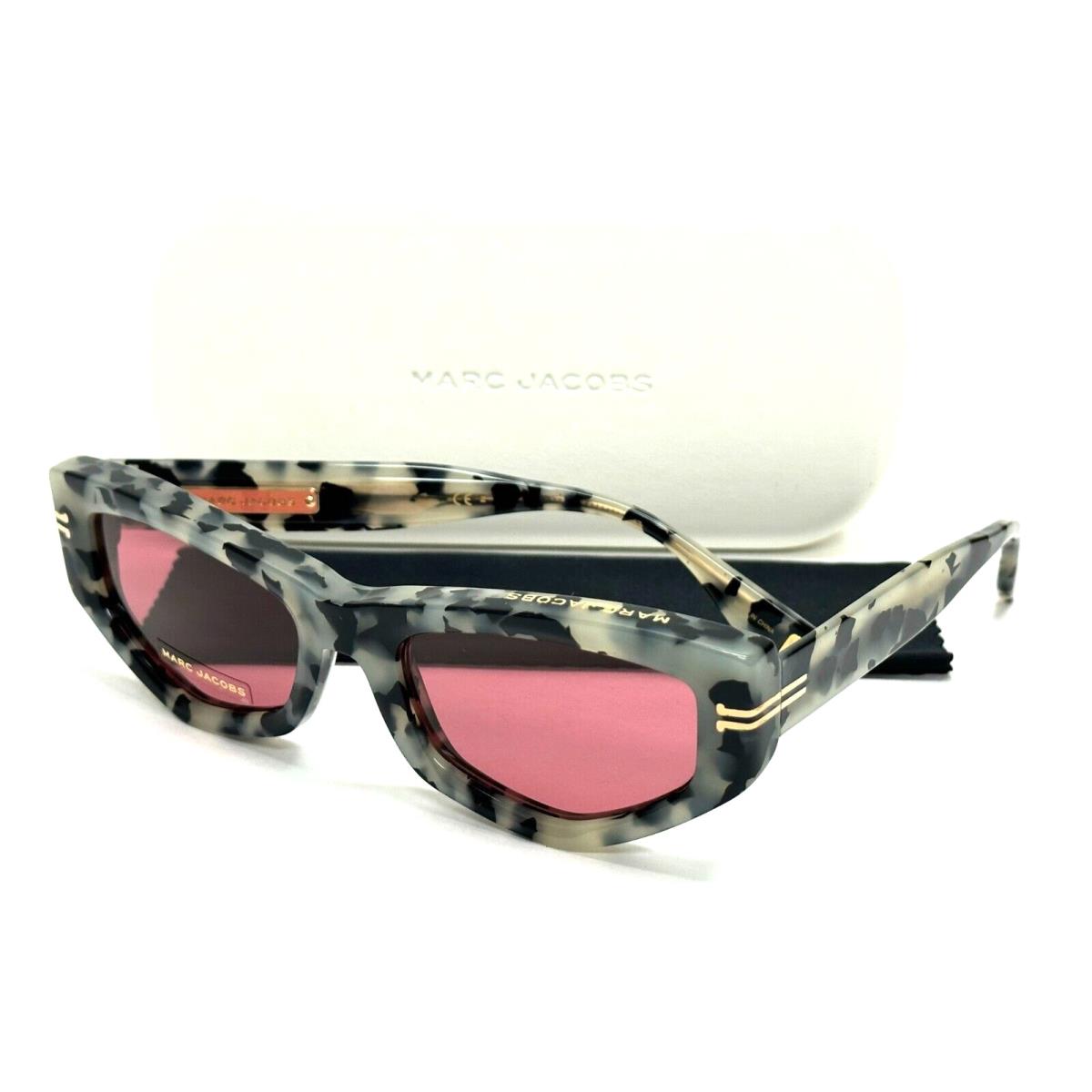 Marc Jacobs MJ1028/S AB8/4S Grey Havana/red Lenses Sunglasses