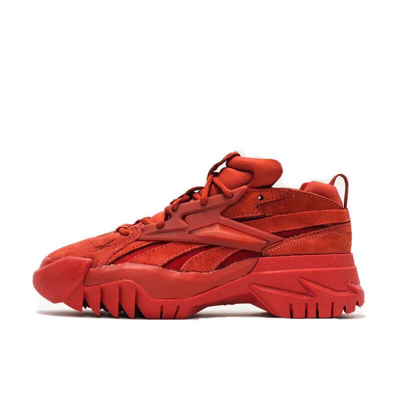 Womens Reebok Club C Cardi B V2 Leather Casual Shoes Size 7 Mars Red GW6699