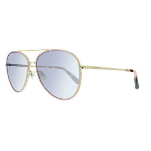 Juicy Couture JU 599/S DC 0EYR Gold Pink Aviator Sunglasses