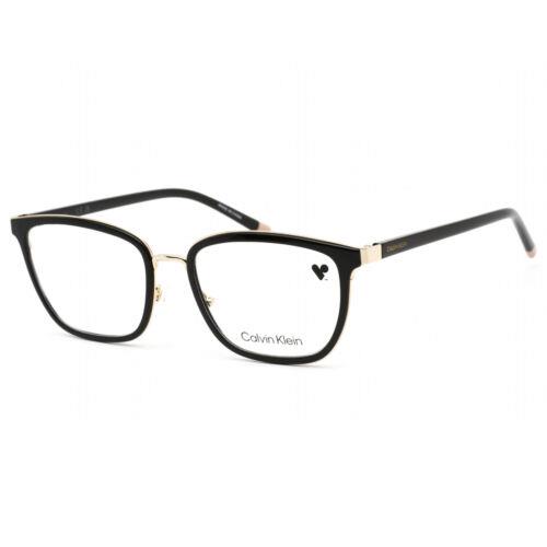 Calvin Klein Unisex Eyeglasses Black Square Full Rim Frame Clear Lens CK5453 001