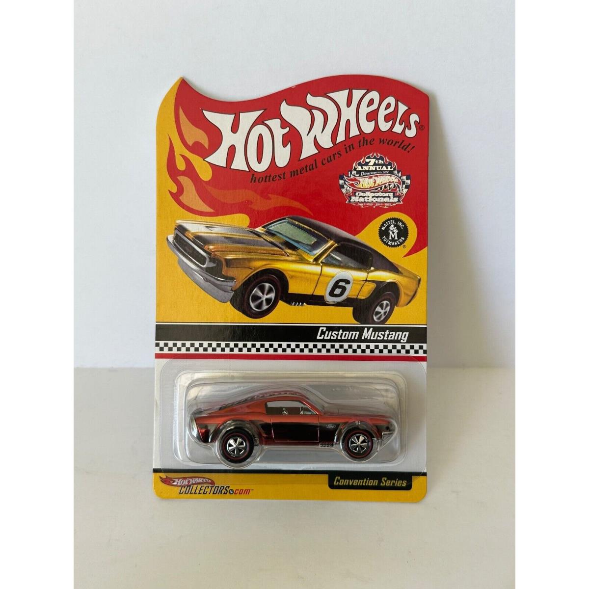 Hot Wheels Rlc 7th Annual Nationals Convention Custom Mustang 5235/10000 K56